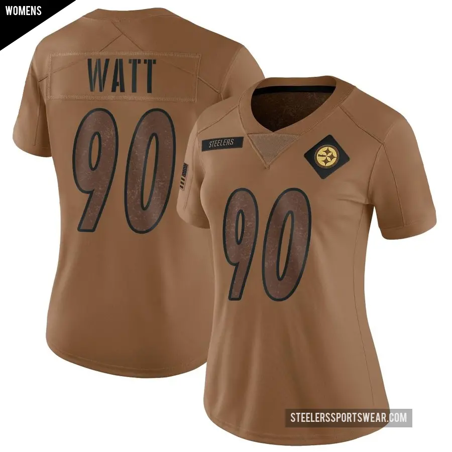 T.J. Watt #90 Pittsburgh Steelers Men's Color Rush Vapor Limited store Jersey